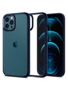 Spigen ULTRA HYBRID IPHONE 12/12 PRO MARINBLÅ
