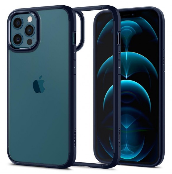 Spigen ULTRA HYBRID IPHONE 12/12 PRO MARINBLÅ