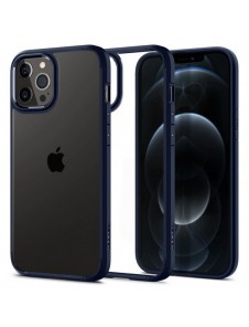 Spigen ULTRA HYBRID IPHONE 12/12 PRO MARINBLÅ