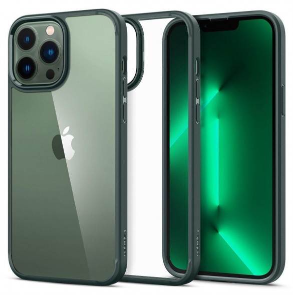 Spigen ULTRA HYBRID IPHONE 13 PRO MIDNIGHT GREEN