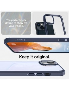 Spigen ULTRA HYBRID IPHONE 14 PLUS MARINBLÅ