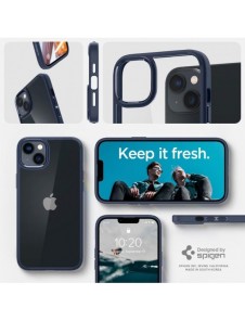 Spigen ULTRA HYBRID IPHONE 14 PLUS MARINBLÅ