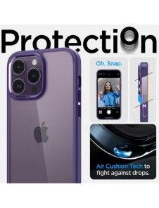 Spigen ULTRA HYBRID IPHONE 14 PRO DEEP LILA