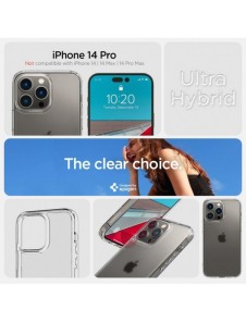 Spigen ULTRA HYBRID IPHONE 14 PRO FROST CLEAR