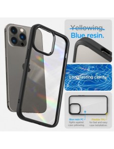 Spigen ULTRA HYBRID IPHONE 14 PRO MATSVART