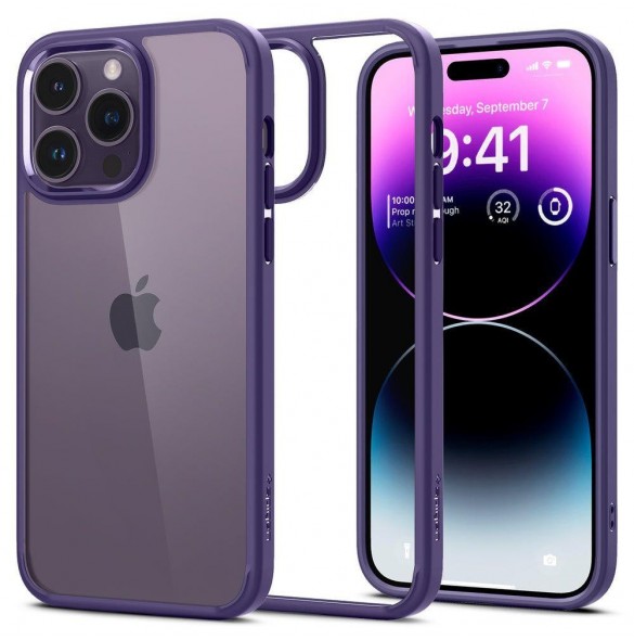 Spigen ULTRA HYBRID IPHONE 14 PRO MAX DEEP LILA