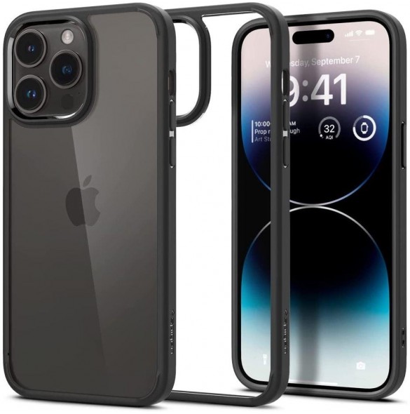 Spigen ULTRA HYBRID IPHONE 14 PRO MAX MATSVART
