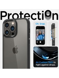 Spigen ULTRA HYBRID IPHONE 14 PRO MAX MATSVART