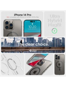 Spigen ULTRA HYBRID MAG MAGSAFE IPHONE 14 PRO KOLFIBER