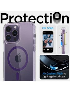 Spigen ULTRA HYBRID MAG MAGSAFE IPHONE 14 PRO MAX DEEP LILA