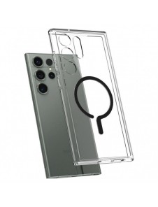 Spigen ULTRA HYBRID ONETAP RING MAGSAFE GALAXY S23 ULTRA SVART