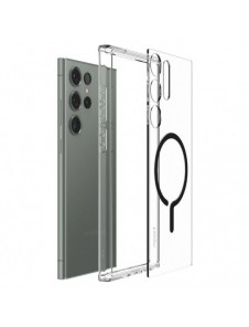Spigen ULTRA HYBRID ONETAP RING MAGSAFE GALAXY S23 ULTRA SVART