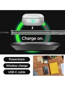 Spigen ULTRA HYBRID ONETAP RING MAGSAFE GALAXY S23 ULTRA SVART