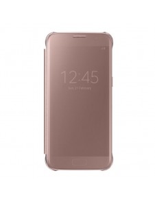 Samsung Galaxy S7 EF-ZG930CZE Clear view cover - Kopparfärgad