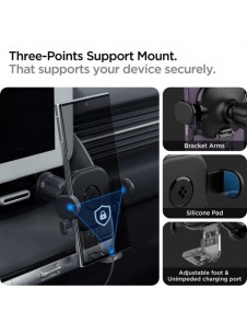 Spigen UTS12 ONETAP UNIVERSAL VENT CAR MOUNT BLACK