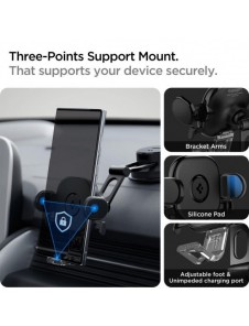 Spigen UTS35 ONETAP UNIVERSAL DASHBOARD BILMONTAGE SVART