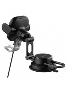 Spigen UTS35W ONETAP UNIVERSAL WINDSHIELD & DASHBOARD CAR MOUNT WIRELESS CHARGER BLACK