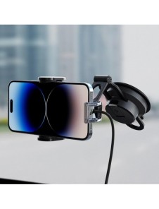 Spigen UTS35W ONETAP UNIVERSAL WINDSHIELD & DASHBOARD CAR MOUNT WIRELESS CHARGER BLACK