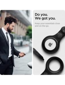 Spigen VALENTINUS Apple AIRTAG SVART