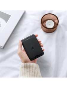 Spigen VALENTINUS MAGSAFE UNIVERSAL MAGNETISK KORTHÅLLARE SVART