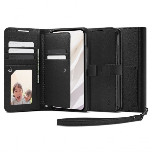 Spigen WALLET" S" PLUS GALAXY A54 5G SVART