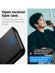 Spigen WALLET" S" PLUS GALAXY A54 5G SVART
