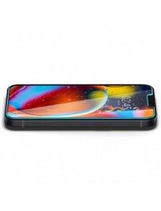 Härdat glas för iPhone 13 / 13 Pro / 14 med Spigen Glas.tR EZ FIT applikator (2 st.)