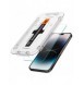 Härdat glas för iPhone 14 Pro Max med Spigen Glas.tR EZ FIT applikator (2 st.)