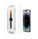 Härdat glas för iPhone 14 Pro Max med Spigen Glas.tR EZ FIT applikator (2 st.)