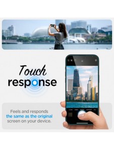 Härdat glas för iPhone 14 Pro Max med Spigen Glas.tR EZ FIT applikator (2 st.)