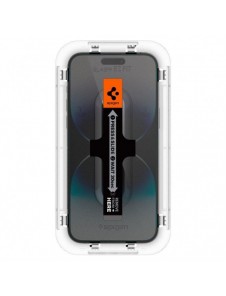 Härdat glas för iPhone 14 Pro med Spigen Glas.tR EZ FIT applikator (2 st.)