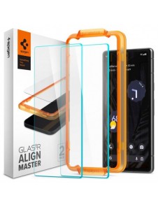 HÄRDAT GLAS Spigen ALM GLAS.TR 2-PACK GOOGLE PIXEL 7A CLEAR