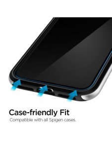 HÄRDAT GLAS Spigen ALM GLAS.TR SLIM 2-PACK IPHONE 11