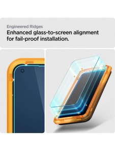 HÄRDAT GLAS Spigen ALM GLAS.TR SLIM 2-PACK INGENTING TELEFON 1 CLEAR