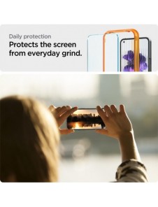 HÄRDAT GLAS Spigen ALM GLAS.TR SLIM 2-PACK INGENTING TELEFON 1 CLEAR