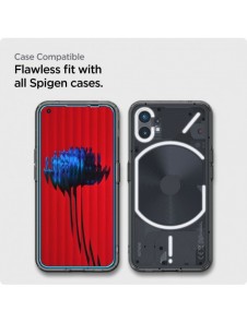 HÄRDAT GLAS Spigen ALM GLAS.TR SLIM 2-PACK INGENTING TELEFON 1 CLEAR