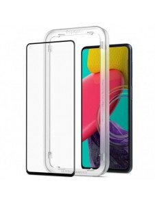 HÄRDAT GLAS Spigen ALM GLASS FC GALAXY M53 5G SVART