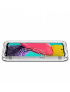 HÄRDAT GLAS Spigen ALM GLASS FC GALAXY M53 5G SVART