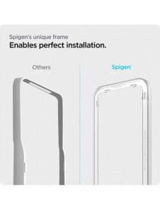 HÄRDAT GLAS Spigen ALM GLASS FC GALAXY M53 5G SVART