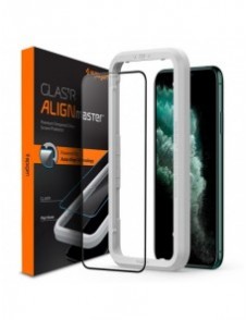 HÄRDAT GLAS Spigen ALM GLASS FC IPHONE 11 PRO MAX SVART