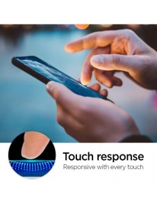 HÄRDAT GLAS Spigen ALM GLASS FC IPHONE 11 PRO MAX SVART
