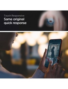 HÄRDAT GLAS Spigen ALM GLASS FC IPHONE 7 / 8 / SE 2020 / 2022 SVART
