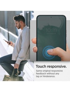 HÄRDAT GLAS Spigen GLAS.TR "EZ FIT" 2-PACK GALAXY S22+ PLUS