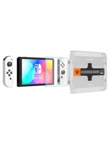 HÄRDAT GLAS Spigen GLAS.TR "EZ FIT" 2-PACK NINTENDO SWITCH OLED