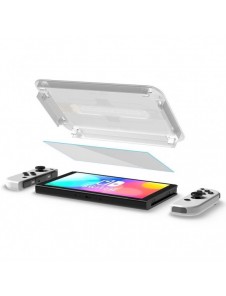HÄRDAT GLAS Spigen GLAS.TR "EZ FIT" 2-PACK NINTENDO SWITCH OLED
