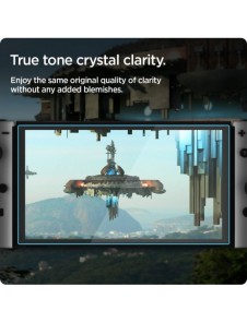 HÄRDAT GLAS Spigen GLAS.TR "EZ FIT" 2-PACK NINTENDO SWITCH OLED