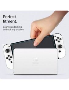 HÄRDAT GLAS Spigen GLAS.TR "EZ FIT" 2-PACK NINTENDO SWITCH OLED