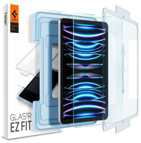 HÄRDAT GLAS Spigen GLAS.TR "EZ FIT" IPAD AIR 4 / 5 / IPAD PRO 11 CLEAR