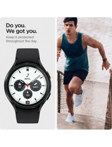 HÄRDAT GLAS Spigen GLAS.TR "EZ-FIT" 2-PACK GALAXY Watch 5 PRO (45 MM)