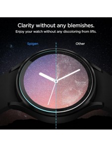 HÄRDAT GLAS Spigen GLAS.TR "EZ-FIT" 2-PACK GALAXY Watch 5 PRO (45 MM)